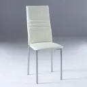Стул Доляна 4566819 100x43x42 см экокожа цвет слоновая кость