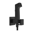 Гигиенический душ hansgrohe Bidette E 1jet 29233670 со смесителем, шлангом и держателем, матовый черный