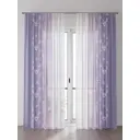 Тюль Comfy Way Алоуна - 102 CW580102-240 150x240 см на шторной ленте цвет белый 2 шт