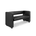 Диван Monofix Dv-yokki-01 122x69x57 см экокожа цвет черный