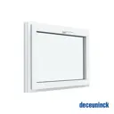 Окно ПВХ Deceuninck Форвард одностворчатое 80x53см с наклоном внутрь однокамерный стеклопакет