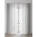 Тюль Comfy Way Алоуна - 70 CW580070-240 150x240 см на шторной ленте цвет белый 2 шт