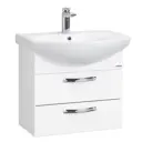 Тумба под раковину подвесная Aquaton 1A140001AA010 46.6см цвет белый