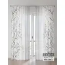 Тюль Comfy Way Алоуна - 124 CW580124-240 150x240 см на шторной ленте цвет белый 2 шт