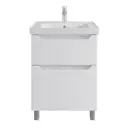 Тумба под раковину RUVANN BELLO 60 в ванную напольная цвет белый