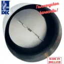 Обратный клапан вентиляционный с уплотнителем Dec International BDS160 D160 мм оцинкованный металл