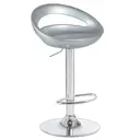 Барный стул Dobrin Disco LM 47x100x44 см ABS-пластик цвет серебряный