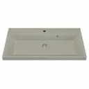 Раковина мебельная для ванной Uperwood Classic Quartz 100 см бежевая матовая лён