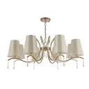 Светильник потолочный Crystal Lux RENATA RENATA SP8 GOLD 8 ламп 32 м² цвет золото