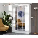 Шкаф-купе BTS Тайм ШКК-03 с 3 дверями 200x131х50 см 4 полки ЛДСП цвет белый
