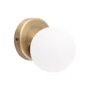 Настенный светильник Arte lamp A3989ap-1ab цвет жёлтый/золотой