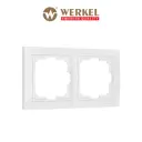 Рамка для розеток и выключателей Werkel Snabb basic 2 поста цвет белый