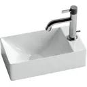 Подвесная раковина CERAMICANOVA Element прямоугольная (отверстие справа) 37 см CN5007