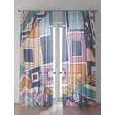 Тюль Comfy Way Алоуна - 28 CW580028-240 150x240 см на шторной ленте цвет зеленый 2 шт