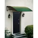 Козырек Laksi 140x35x92см черный/зеленый