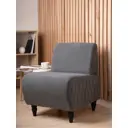 Кресло Monofix Кресло Буно велюр 55x73x67 см велюр цвет светло-серый