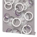 Обои бумажные Гомельобои Фокус 0.53 м цвет сиреневый Фокус 91 Х 12