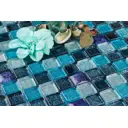 Декоративная мозайка Bonaparte Satin Blue 23*23 300*300 30x30см цвет Синий
