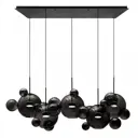 Люстра подвесная светодиодная LOFT IT 2029-S5 Bolle 3.30 м² теплый белый свет цвет черный