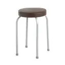 Табурет Nika Булат 30x46.5x30 см металл цвет шоколад