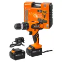 Дрель-шуруповерт аккумуляторная TDM Electric ДША-18-ЛК1 SQ1030-0204, 18 В Li-Ion 2x2 Ач