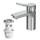 Смеситель для раковины Am.pm X-Joy F85A82100 с донным клапаном цвет хром