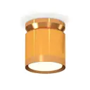 Светильник точечный накладной Ambrella light Xs8121035 2 м² цвет золотистый