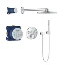 Душевая система Grohe 34705000 Grohtherm SmartControl Perfect с душевым гарнитуром и верхним душем Rainshower SmartActive 310, хром