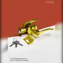 Ручка межкомнатная Vettore A8023 ET GP ключ-поворотник золото
