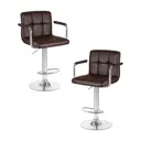 Барный стул Dobrin Kruger Arm lm-5011 51.5x113x49 см цвет коричневый 2 шт