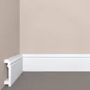 Плинтус напольный Bello deco XPS П 3 полистирол высота 80 мм длина 2 м, цвет белый