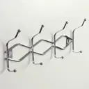 Вешалка для верхней одежды Доляна 14x5x39.5 см, 4 крючка