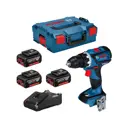 Дрель-шуруповерт аккумуляторная бесщеточная Bosch Professional GSR 18V-60C, 0615990l8e, 18 В Li-Ion 3x5 Ач