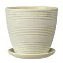 Горшок цветочный Халва Композит d 14.9 см 13.3 см 1.4 л глина зеленый