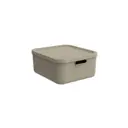Ящик для хранения ROTHO Albula Light с крышкой 35.50x17.70x35.50 см 20 л. цвет капучино