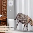 Шторка для ванной комнаты Доляна 7087780 180x180см цвет белый