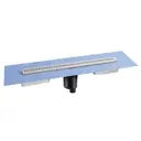 Желоб Berges C1 Brise 300, матовый хром, S-сифон D50/105 H50 вертикальный