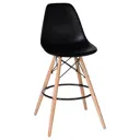 Барный стул Dobrin DSW Bar LMZL 56x108x56 см полипропилен цвет черный