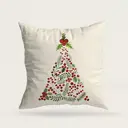 Подушка декоративная Zaberite Клюквенная елка 1444, 40x40 см
