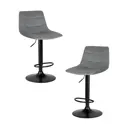 Комплект барных стульев 2 шт Dobrin Tailor black lm-5017 47x113x49 см цвет серый