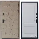 Входная дверь Diva УТ-00074589 960x2050мм правая Дуб натуральный - Д7 Белый софт