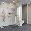 Душевая перегородка Niagara NG-641-90GOLD 90x195см золото профиль