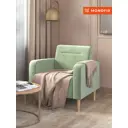 Кресло Monofix Фоксет 82x82.5x72 см велюр цвет оливковый