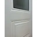 Комплект межкомнатной двери Легенда Венеция остеклённая 200x60см эмаль цвет белый с коробом и наличниками