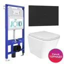 Комплект инсталляция с унитазом Joki JKS303011203BM цвет белый