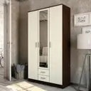 Шкаф распашной Клик мебель 120x220x48.7 см ЛДСП цвет венге