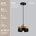 Светильник подвесной Moderli TURIN V10478-1P 60Вт 220В E27 6 м² цвет черный