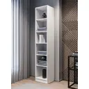 Стеллаж деревянный Столплит 40x200x33 см нагрузка до 5 кг лдсп цвет белый