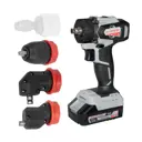 Дрель-шуруповерт аккумуляторная бесщеточная Интерскол ДА-13/18ВК НСК, 18 В Li-Ion 2x2 Ач