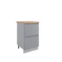 Кухонный гарнитур Дсв мебель Грейстоун 30000000326 50x81.6x60 см ЛДСП цвет светло-серый